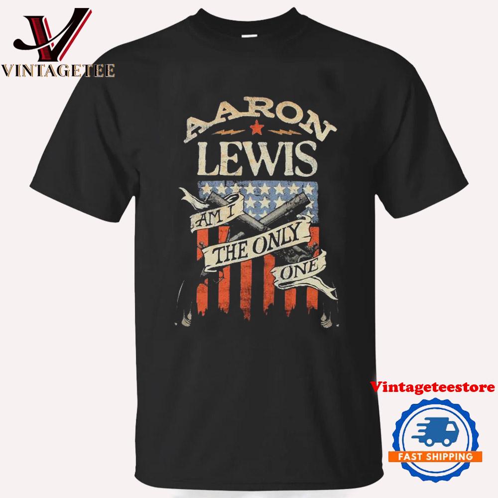 Aaron Lewis Am I The Only One Flag Vintage T Shirt