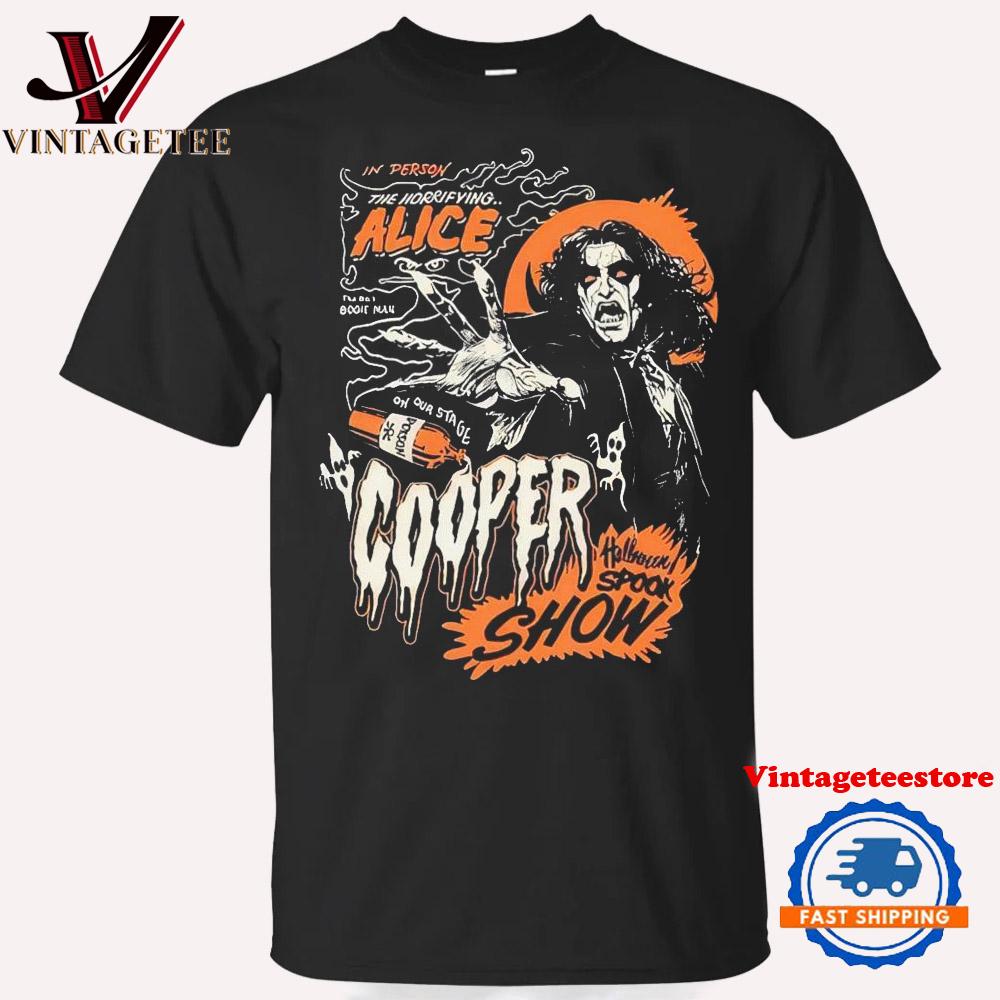 Alice Cooper the Halloween Spook Show 2024 Vintage T-Shirt