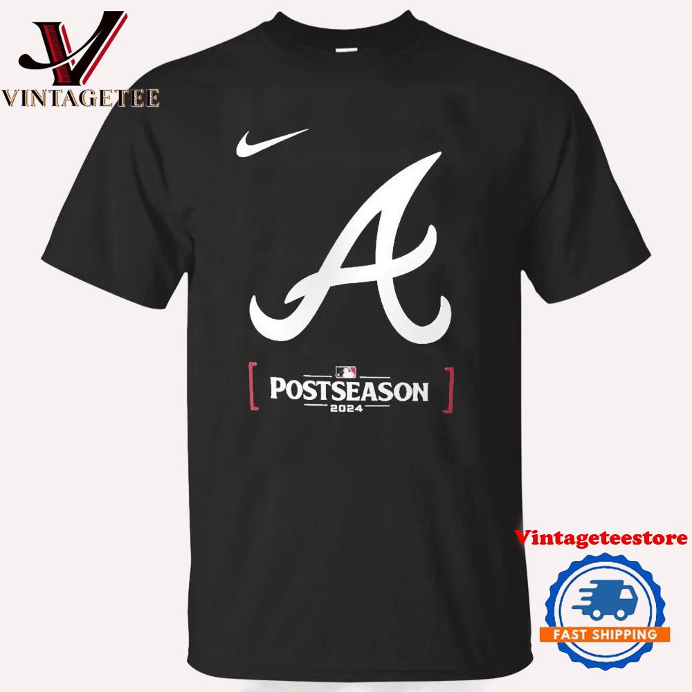 Atlanta Braves Nike 2024 MLB Postseason Authentic Collection Legend Vintage T Shirt