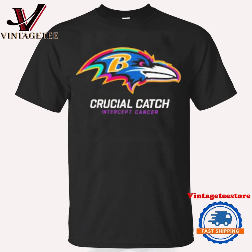 Baltimore Ravens 2024 NFL Crucial Catch Vintage T Shirt