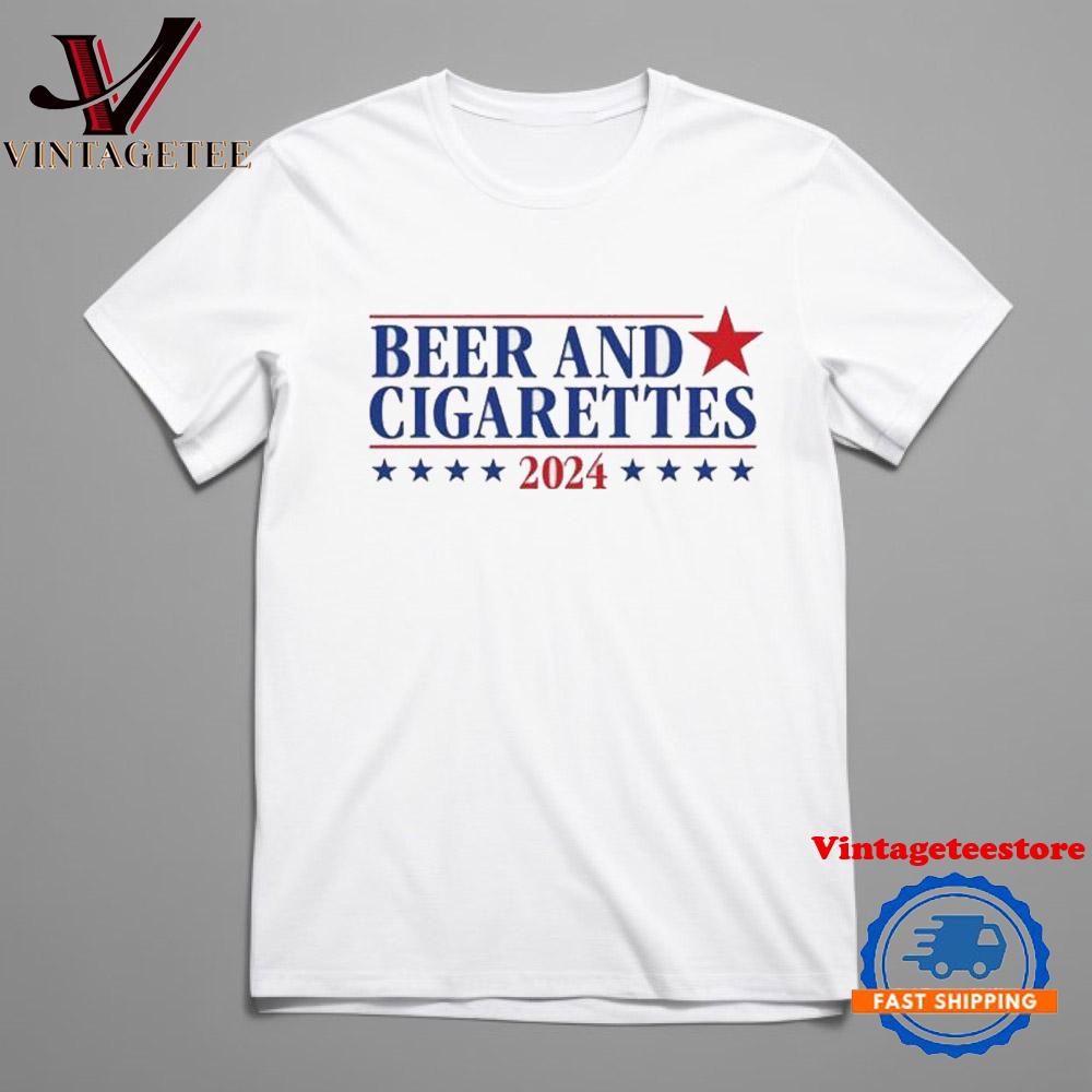 Beer And Cigarettes 2024 Vintage T Shirt