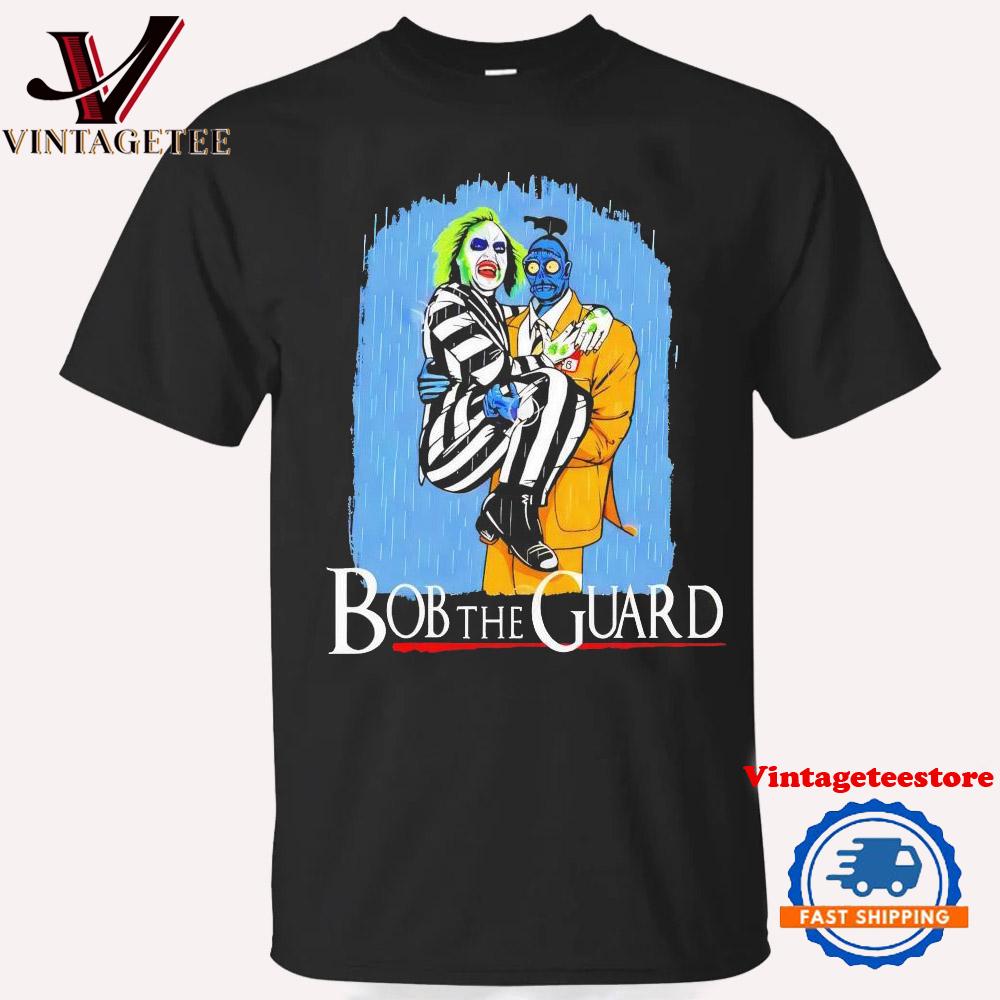 Bob The Shrinker Zombie Beetlejuice Bob The Guard Vintage T-Shirt Bob The Shrinker Zombie Beetlejuice Bob The Guard Vintage T-Shirt