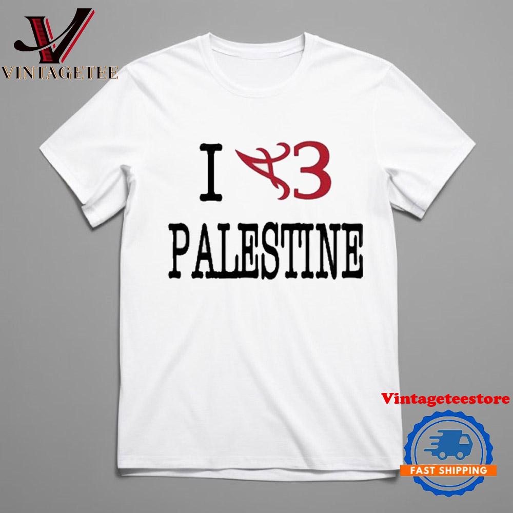 Boume Sama Wearing I A3 Palestine Alabama Crimson Tide Vintage T Shirt