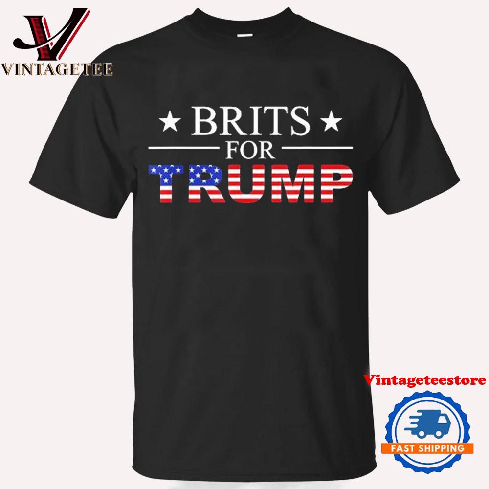 Brits For Trump Vintage T Shirt