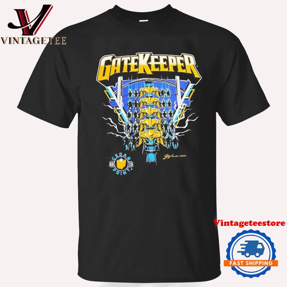 Cedar Point Gatekeeper Triangle Vintage T Shirt Cedar Point Gatekeeper Triangle Vintage T Shirt