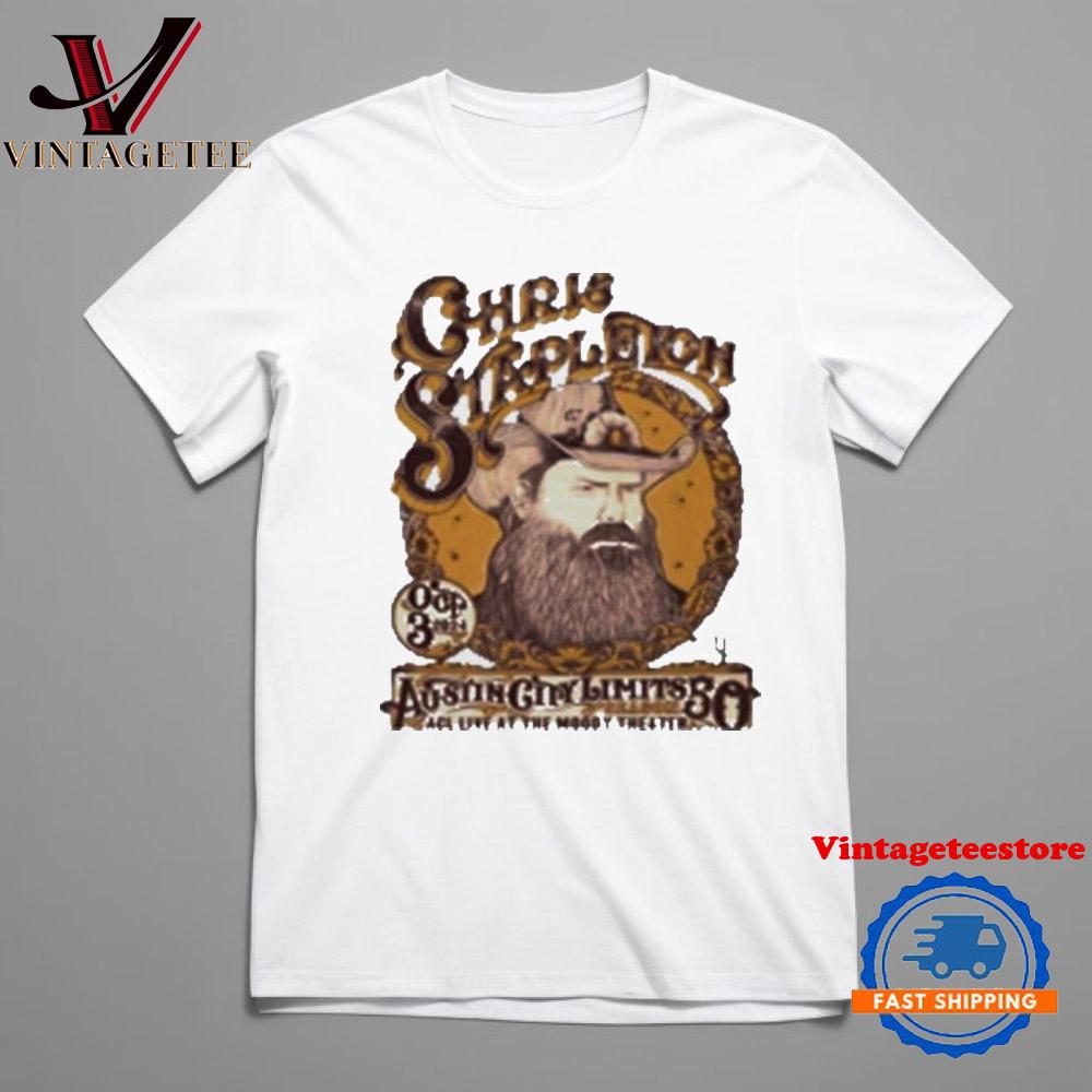 Chris Stapleton 2024 Acl At The Moody Theatre Event Vintage T-Shirt Chris Stapleton 2024 Acl At The Moody Theatre Event Vintage T-Shirt