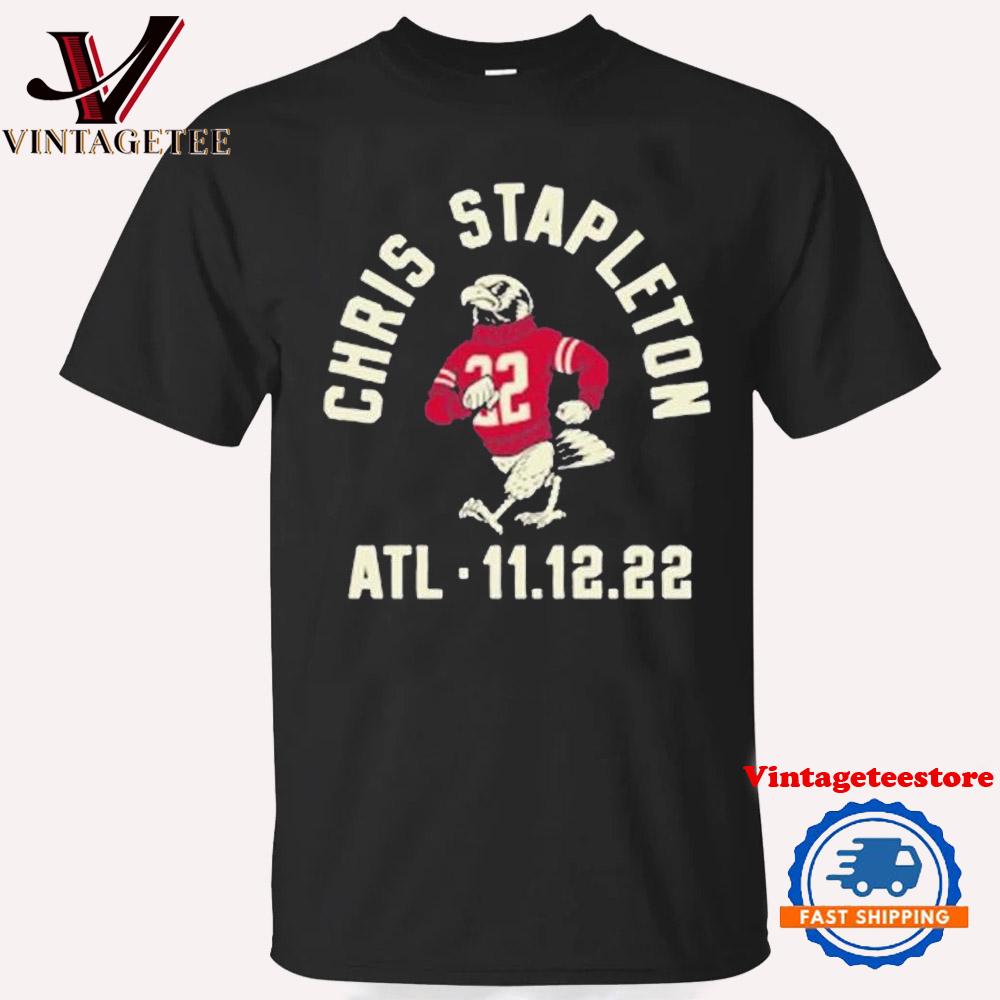 Chris Stapleton Atlanta Mascot Event Vintage T Shirt