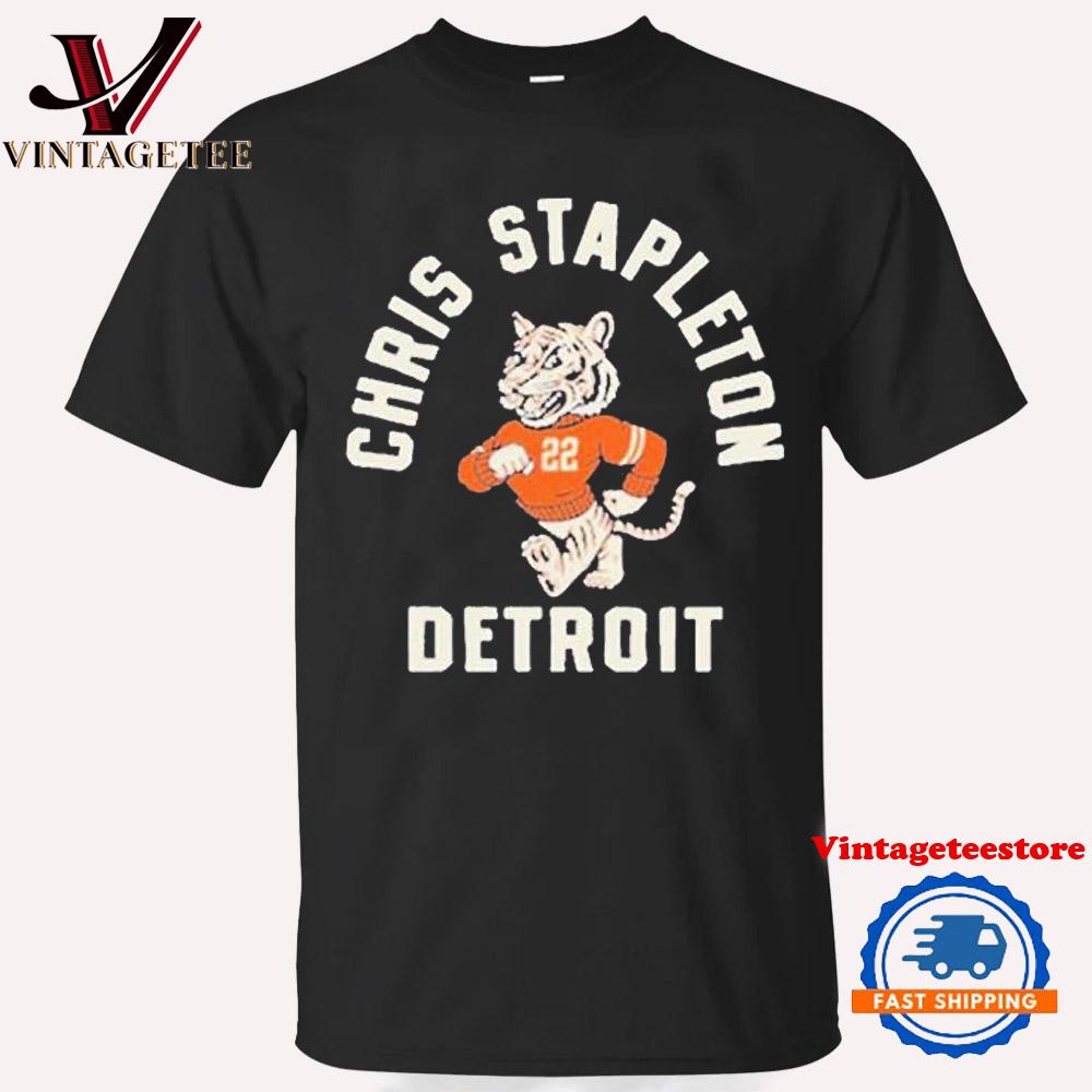 Chris Stapleton Detroit Mascot Vintage T Shirt