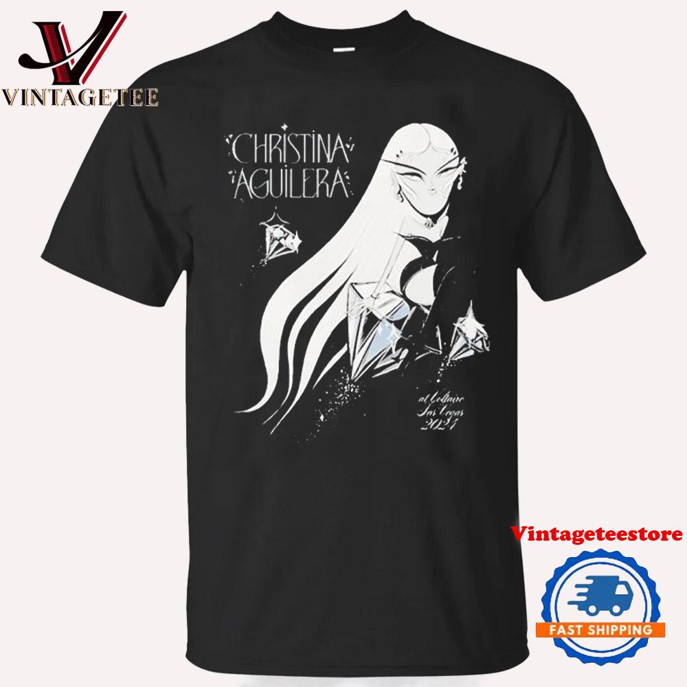 Christina Aguilera Las Vegas Voltaire 2024 Vintage T Shirt