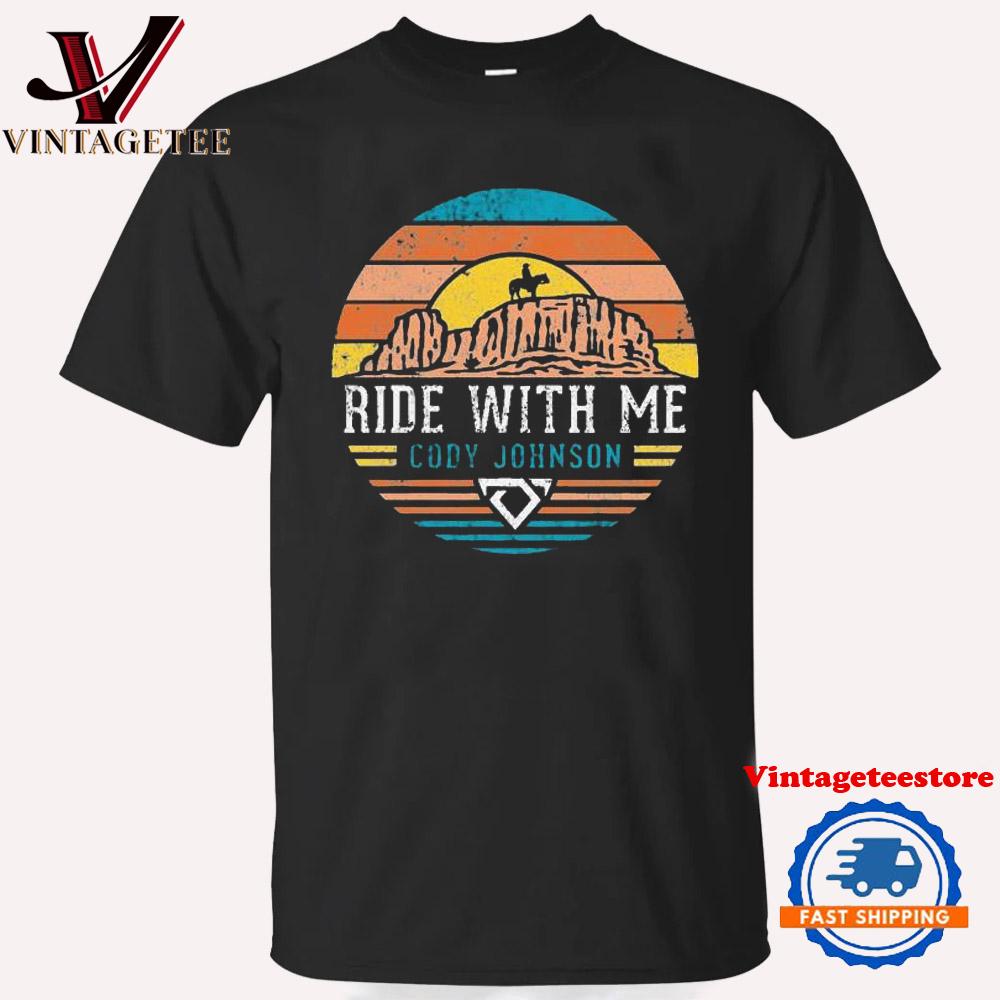 Cody Johnson Ride With Me Cowboy Vintage T Shirt