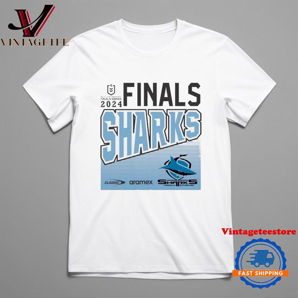 Cronulla Sharks Finals 2024 Nrl Telstra Premiership Vintage T Shirt