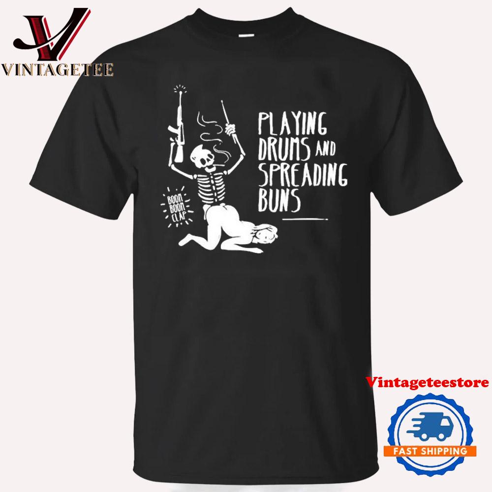 El Estepario Siberiano Playing Drums And Spreading Buns Boom Boom Clap Vintage T Shirt