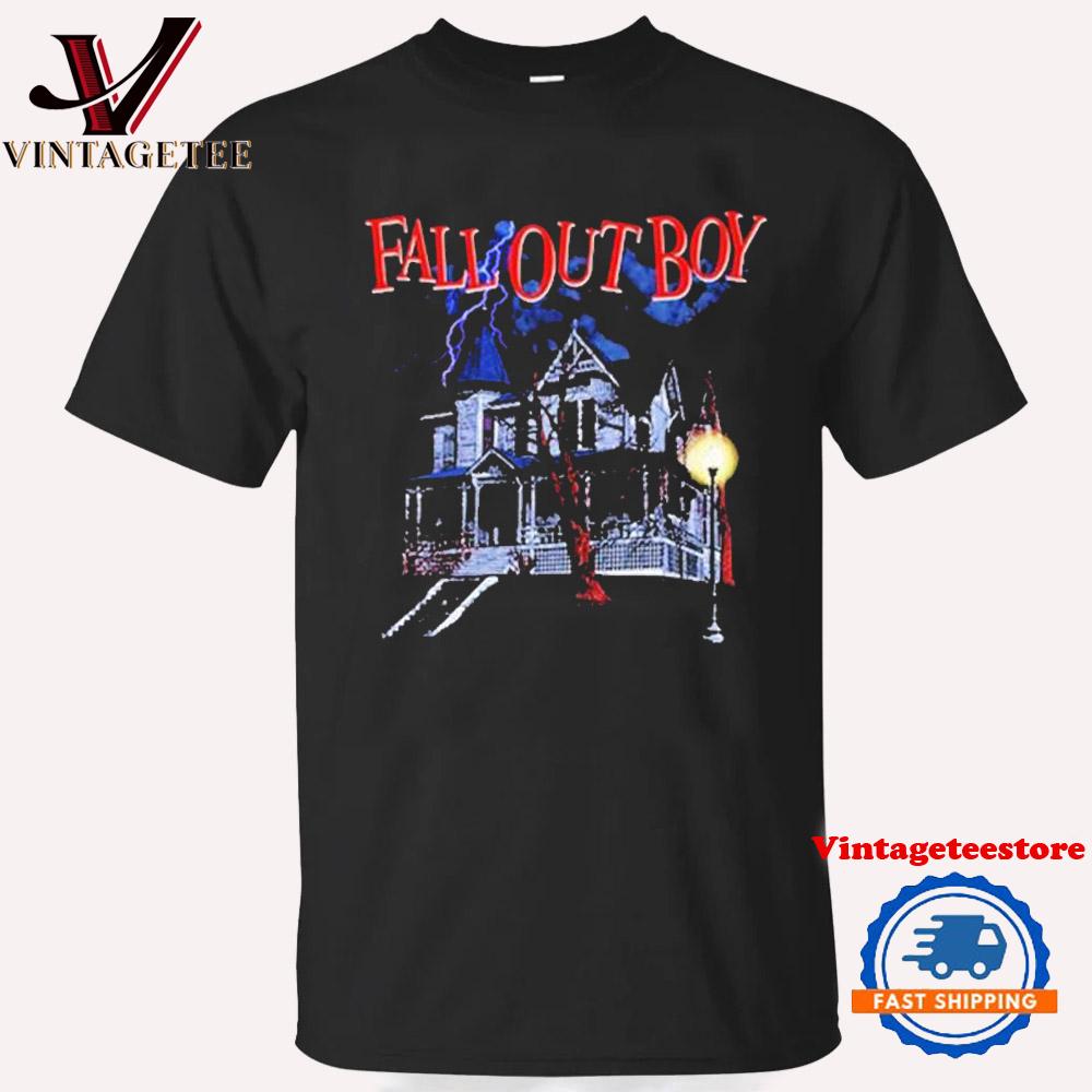 Fall Out Boy I Want To Kill Everyone Satan Is Good Satan Is Our Pal House Halloween Vintage T Shirt