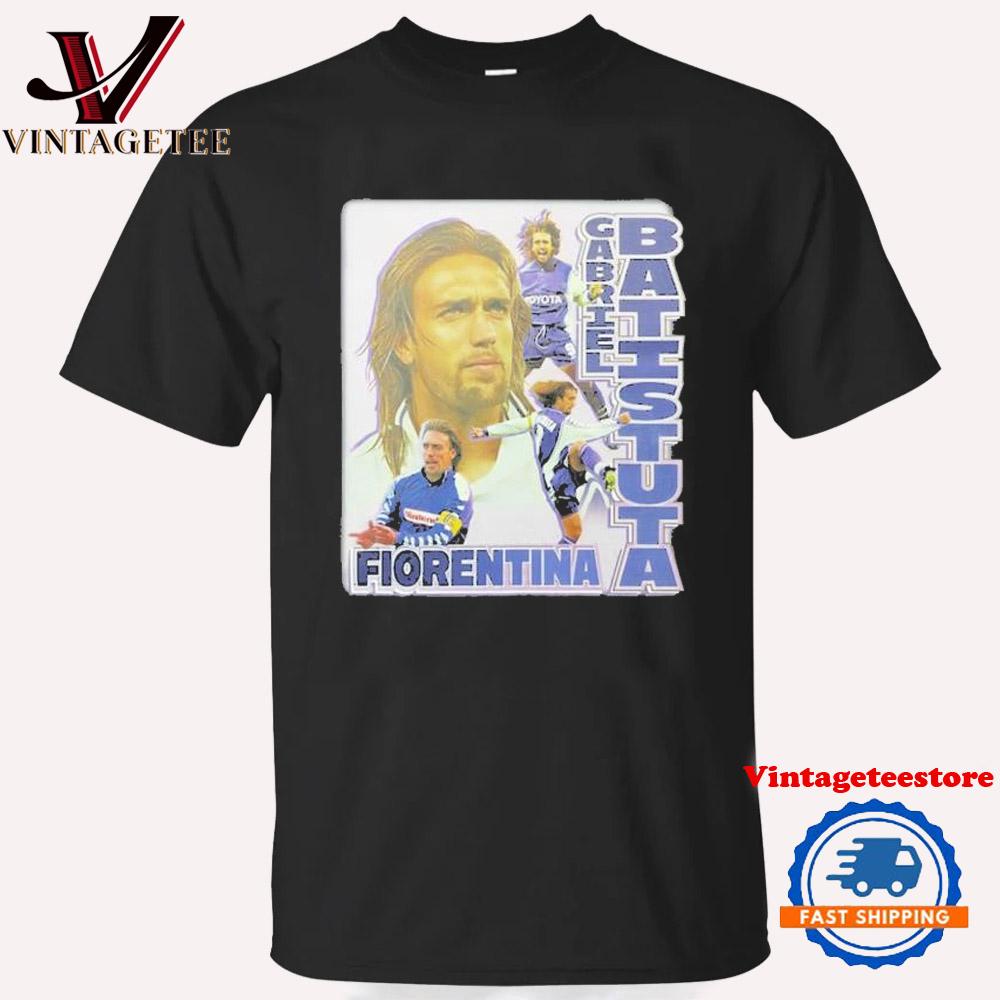 Fiorentina Batistuta Gabriel Vintage T Shirt