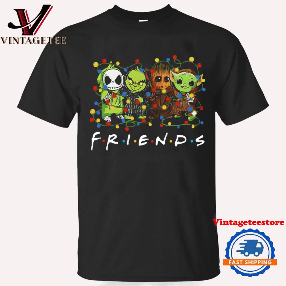 FRIENDS Grinch Christmas T Shirt