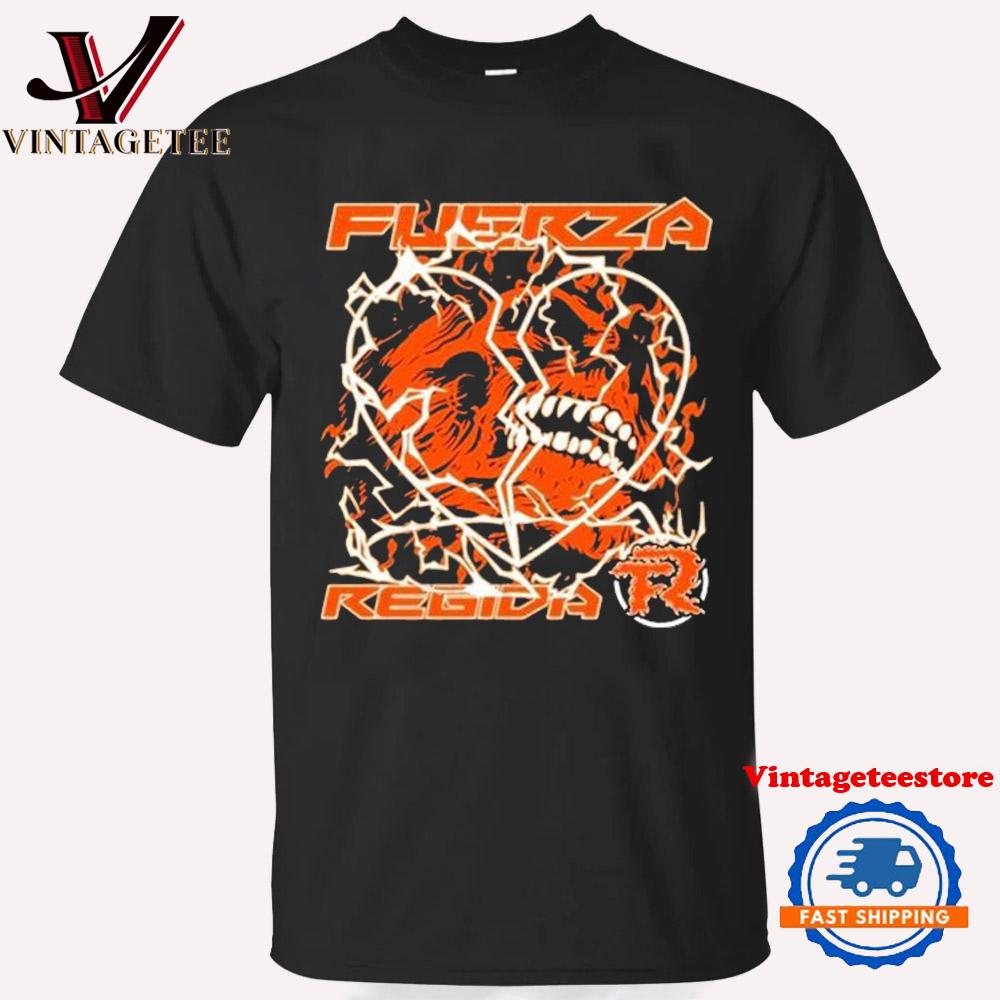 Fuerza Regida Heart Broken Halloween 2024 Vintage T Shirt