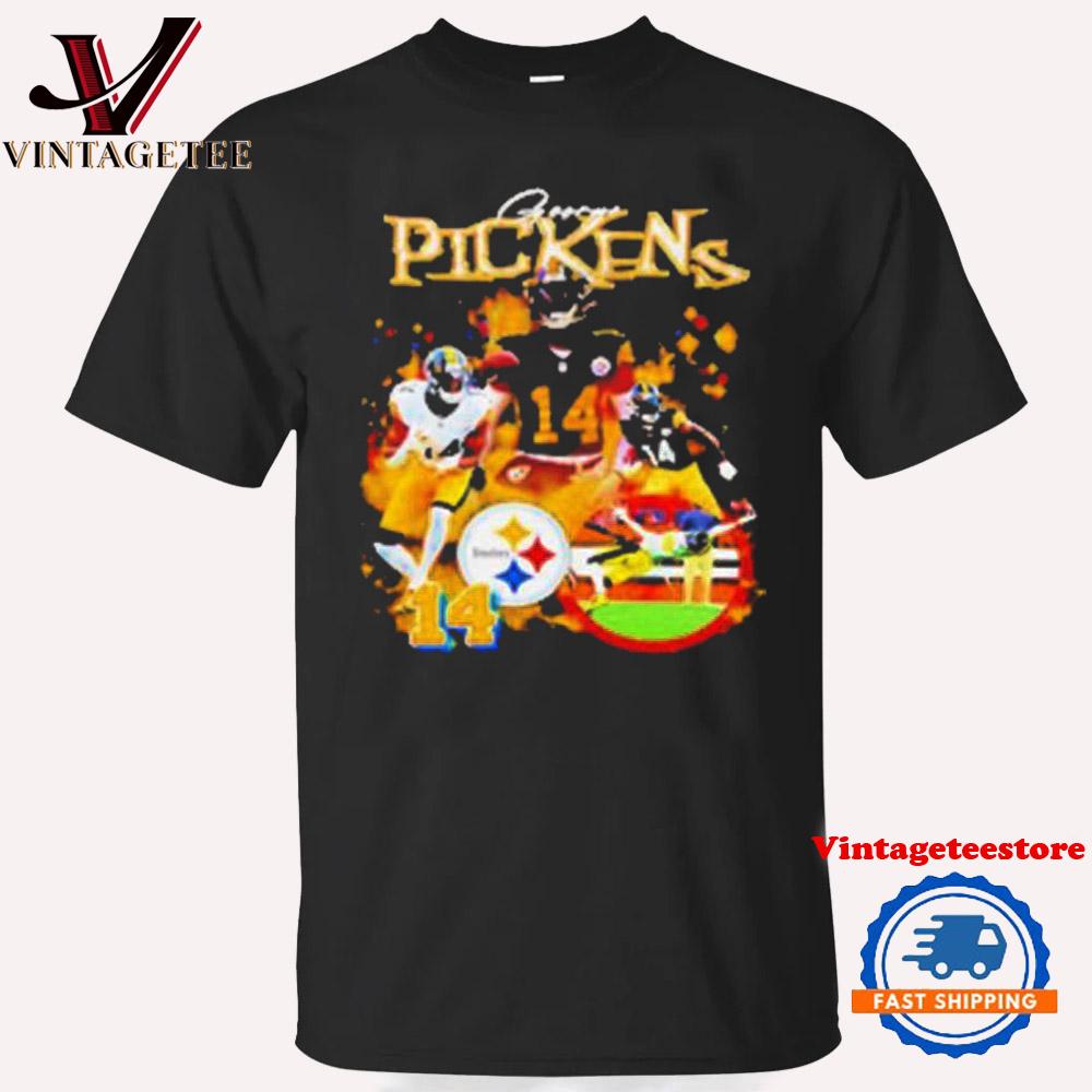 George Pickens Pittsburgh Steelers Football Design Vintage T Shirt
