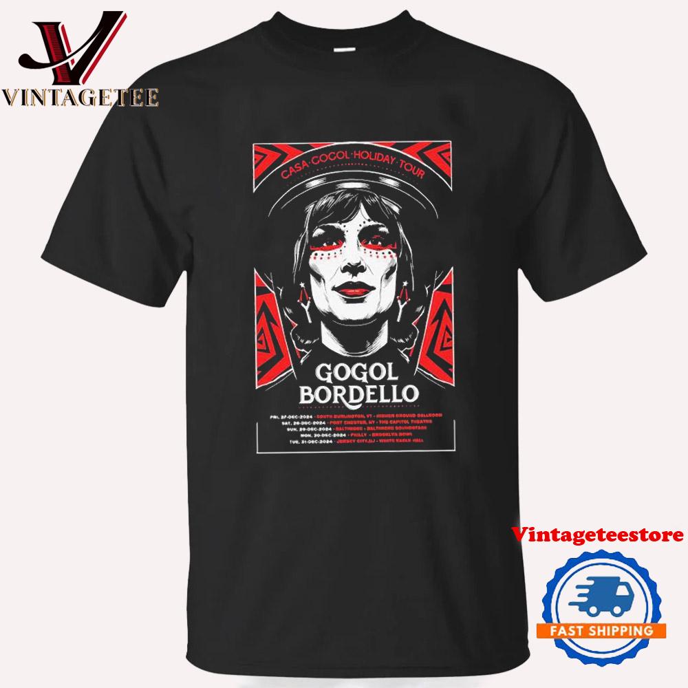 Gogol Bordello Casa Gogol Casa Gogol Holiday Tour 2024 Vintage T Shirt