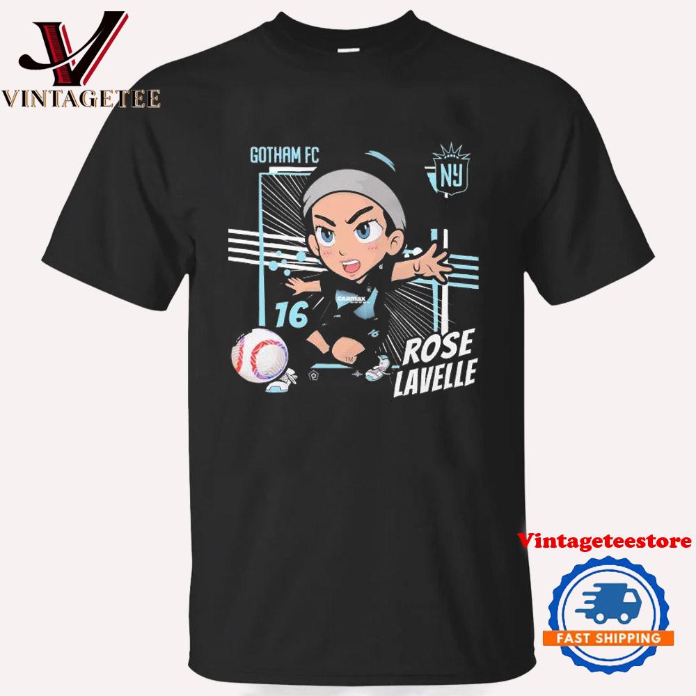 Gotham FC NJ NY Rose Lavelle Chibi Vintage T Shirt