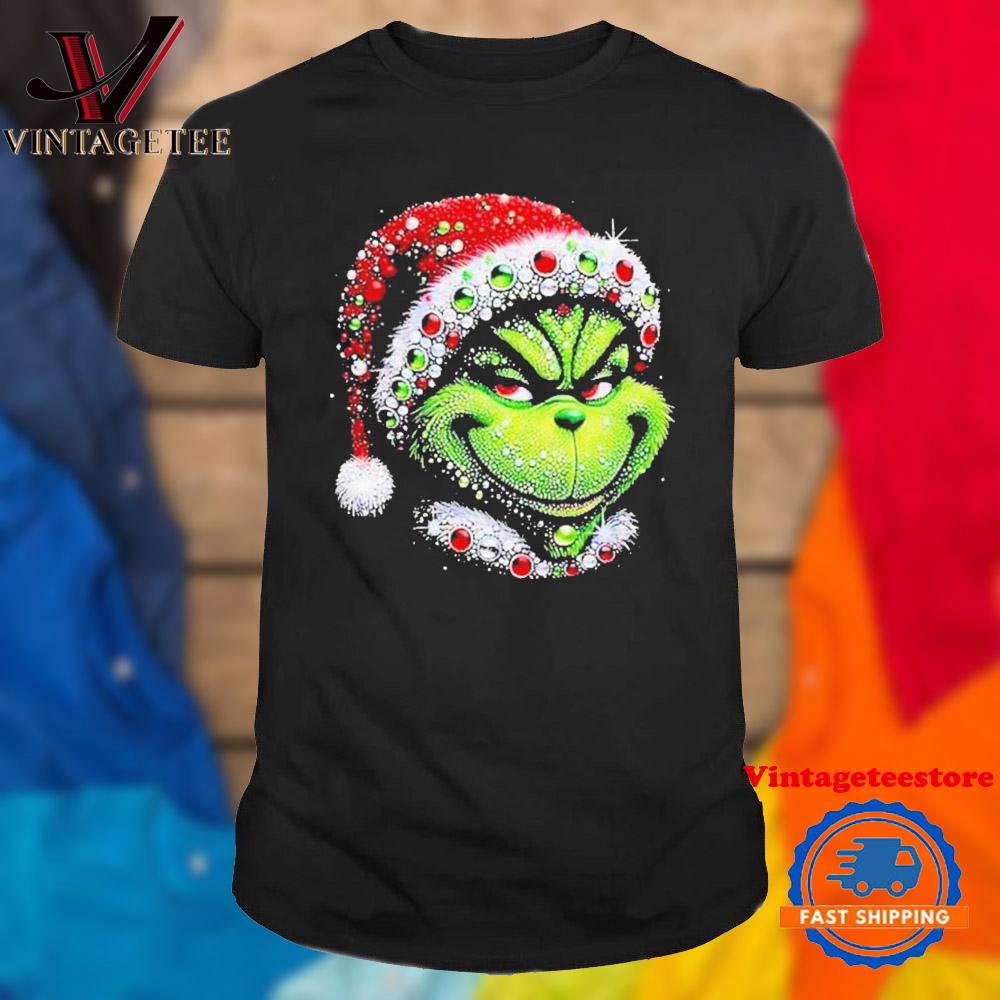 Grinch 2024 The Creepy Smile For Christmas Vintage T Shirt
