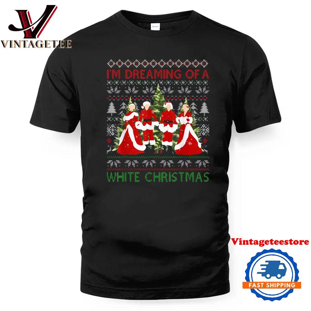 I'm Dreaming Of A White Christmas 2024 Vintage T-Shirt