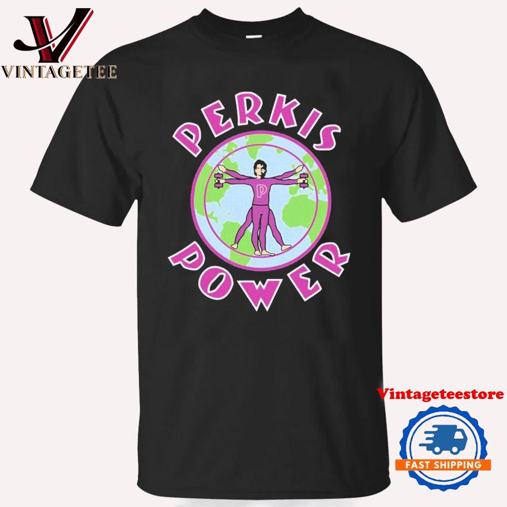 Jason Kelce Travis Kelce Wearing Perkis Power Vintage T Shirt