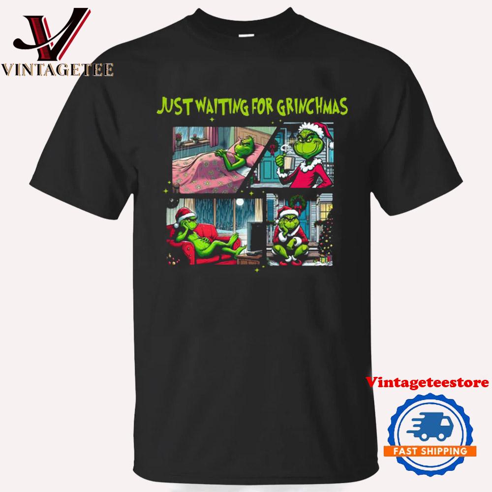 Just Waiting For Grinchmas Unisex T Shirt