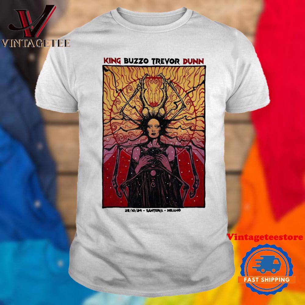 King Buzzo Trevor Dunn At Santeria In Milan, Italy On October 25 2024 Vintage T Shirt