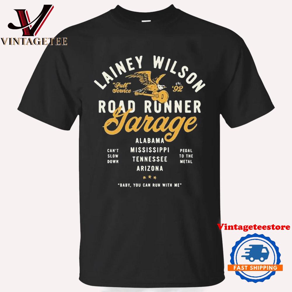Lainey Wilson Roadrunner Garage Baby You Can Run With me Est ’92 Vintage T Shirt