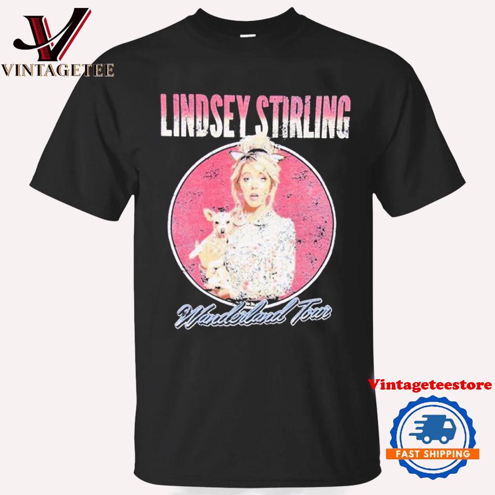 Lindsey Stirling Wonderland Tour Vintage T Shirt Lindsey Stirling Wonderland Tour Vintage T Shirt