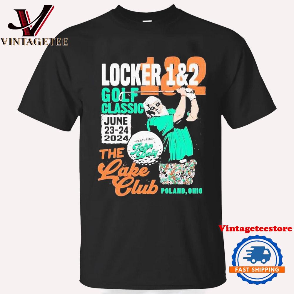 Locker 1 & 2 Golf Classic The Lake Club Featuring John Daly Poland Ohio Vintage T Shirt