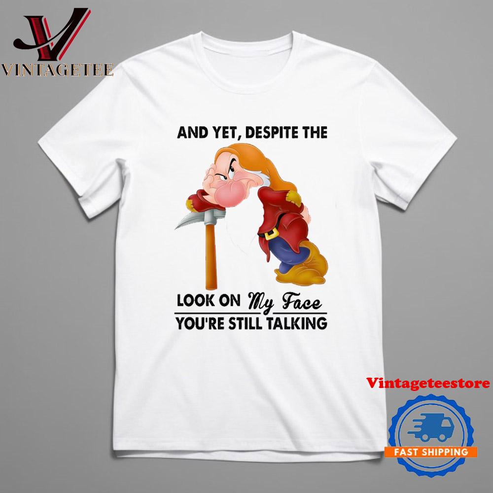 Look On My Face Grumpy Movies Unisex T Shirt