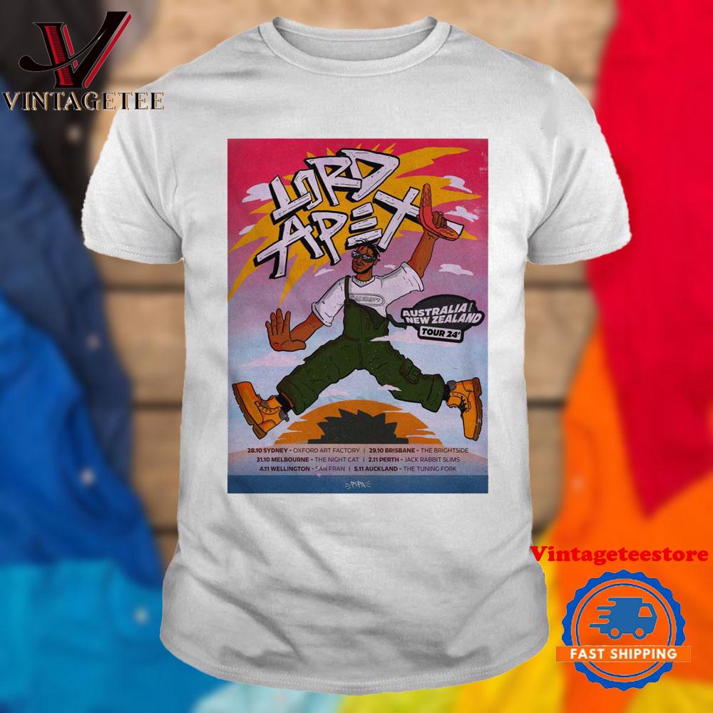 Lord Apex Australia New Zealand Tour 2024 Vintage T Shirt