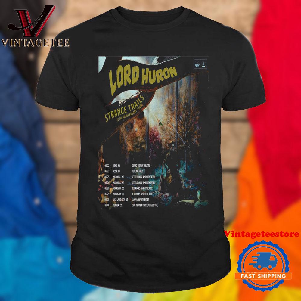 Lord Huron Strange Trails 10Th Anniversary Tour Jun 2025 Vintage T Shirt