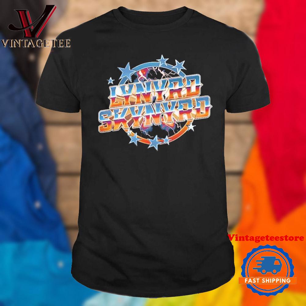 Lynyrd Skynyrd Chrome Star Vintage T Shirt
