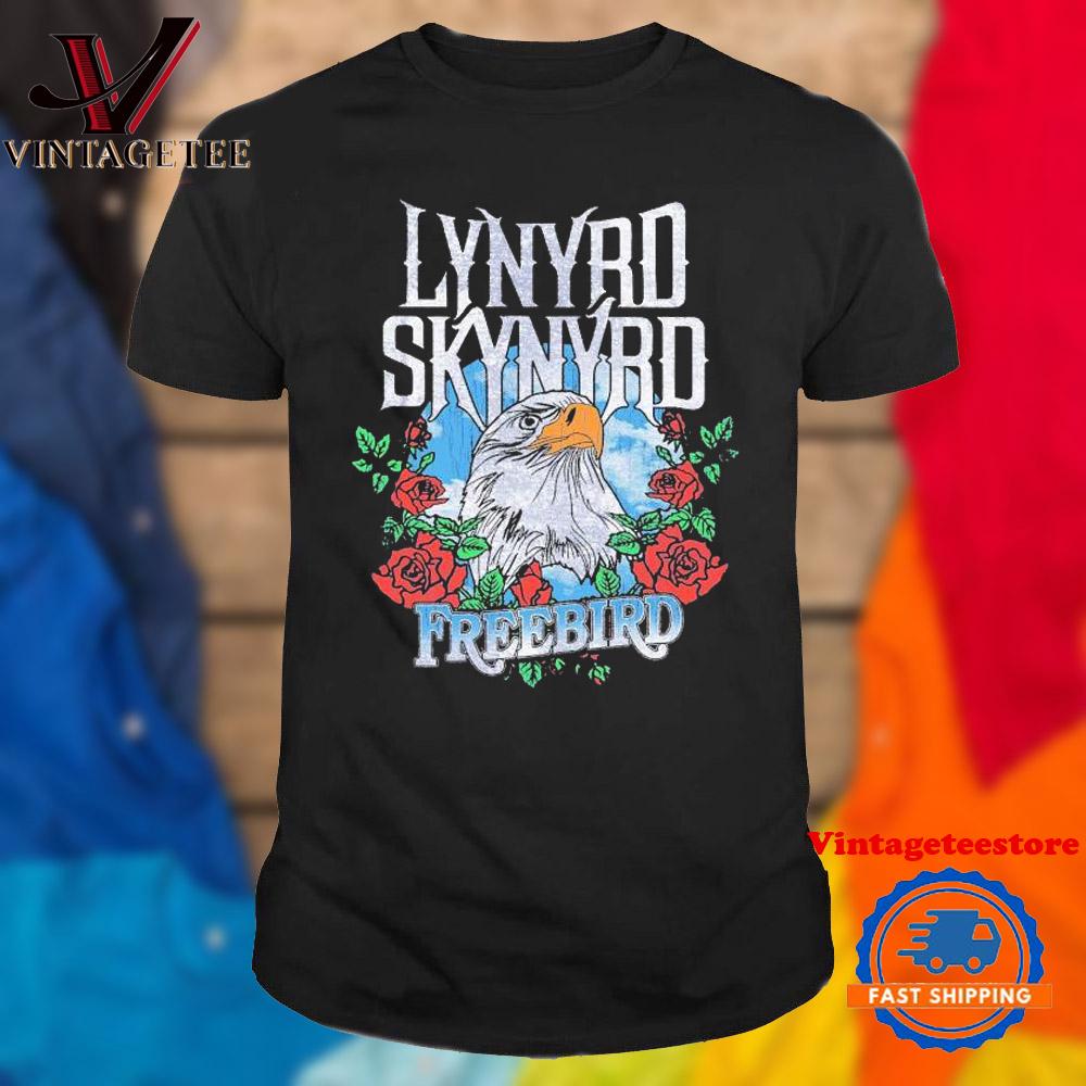 Lynyrd Skynyrd Freebird Eagle Roses Vintage T Shirt