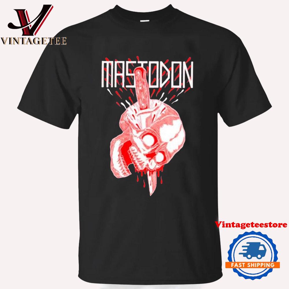 Mastodon Dagger Skull Vintage T Shirt
