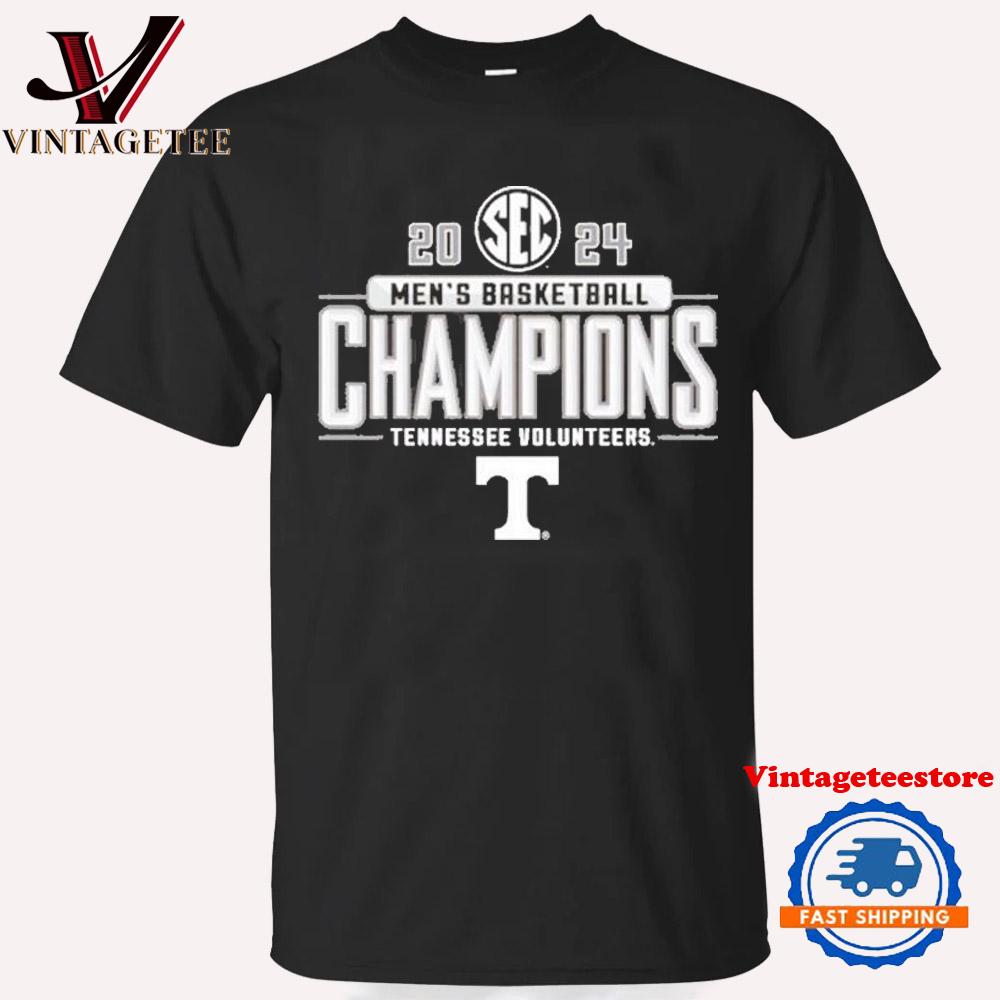 Men’s Basketball Tennessee Volunteers SEC Champions 2024 Vintage T Shirt