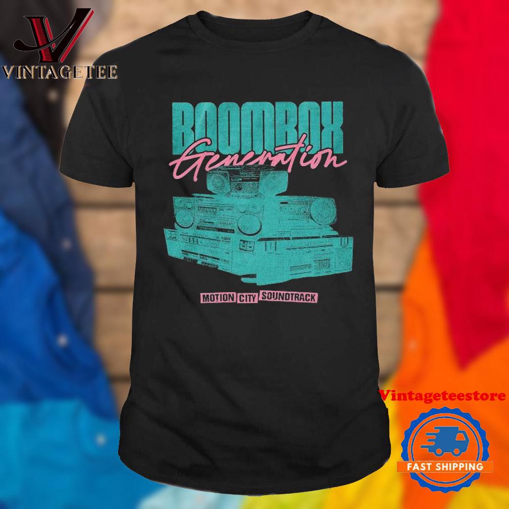 Motion City Soundtrack Boombox Generation Vintage T Shirt