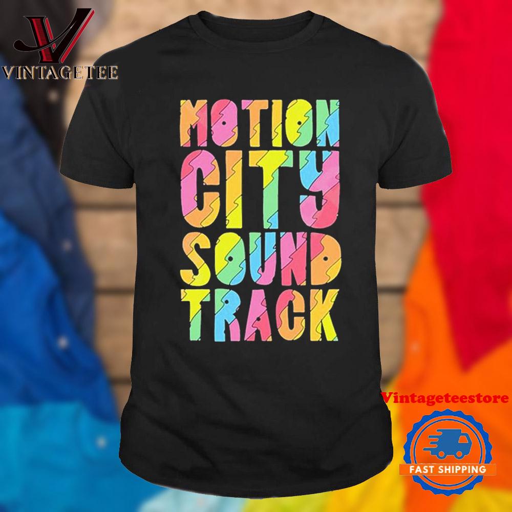 Motion City Soundtrack Color Block Vintage T Shirt