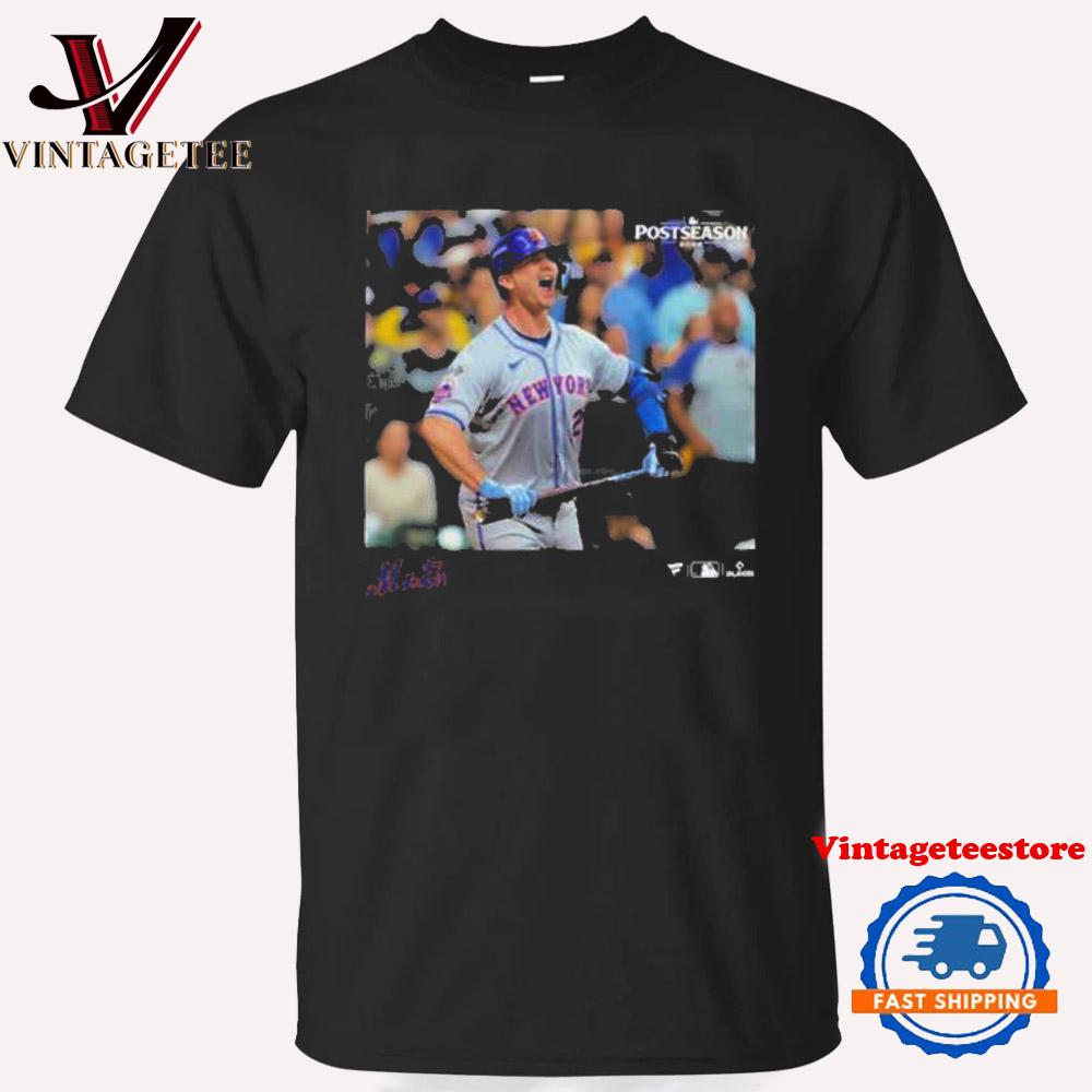 New York Mets Pete Alonso 2024 MLB Postseason Moments Vintage T Shirt