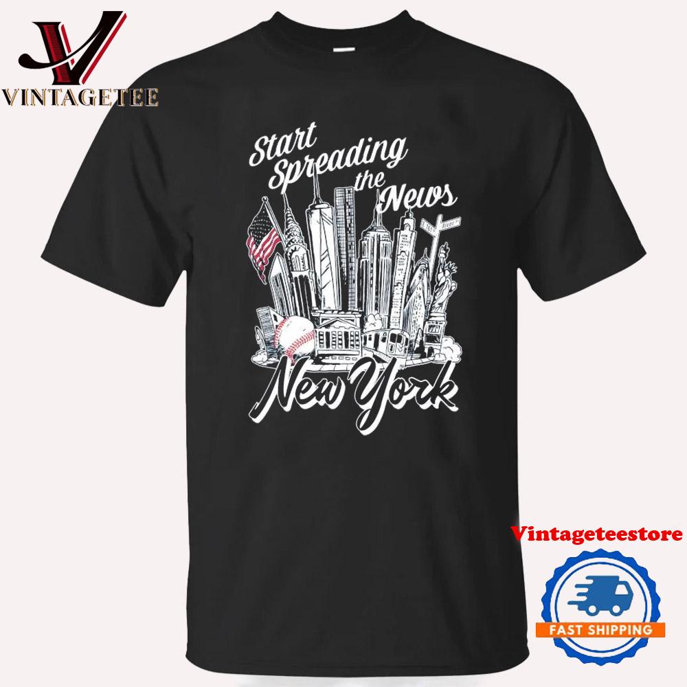 New York Yankees Start Spreading The News Vintage T Shirt