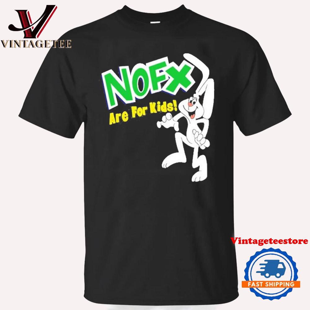 NOFX Are for Kids Trix Rabbit Punk Band Vintage T Shirt
