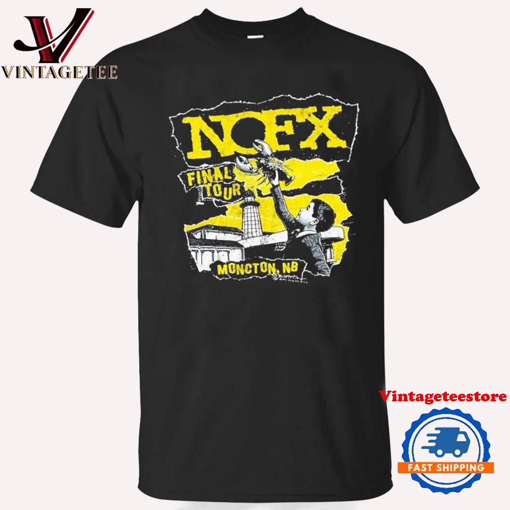Nofx Final Tour Moncton NB Aug 28-29 2024 Vintage T Shirt