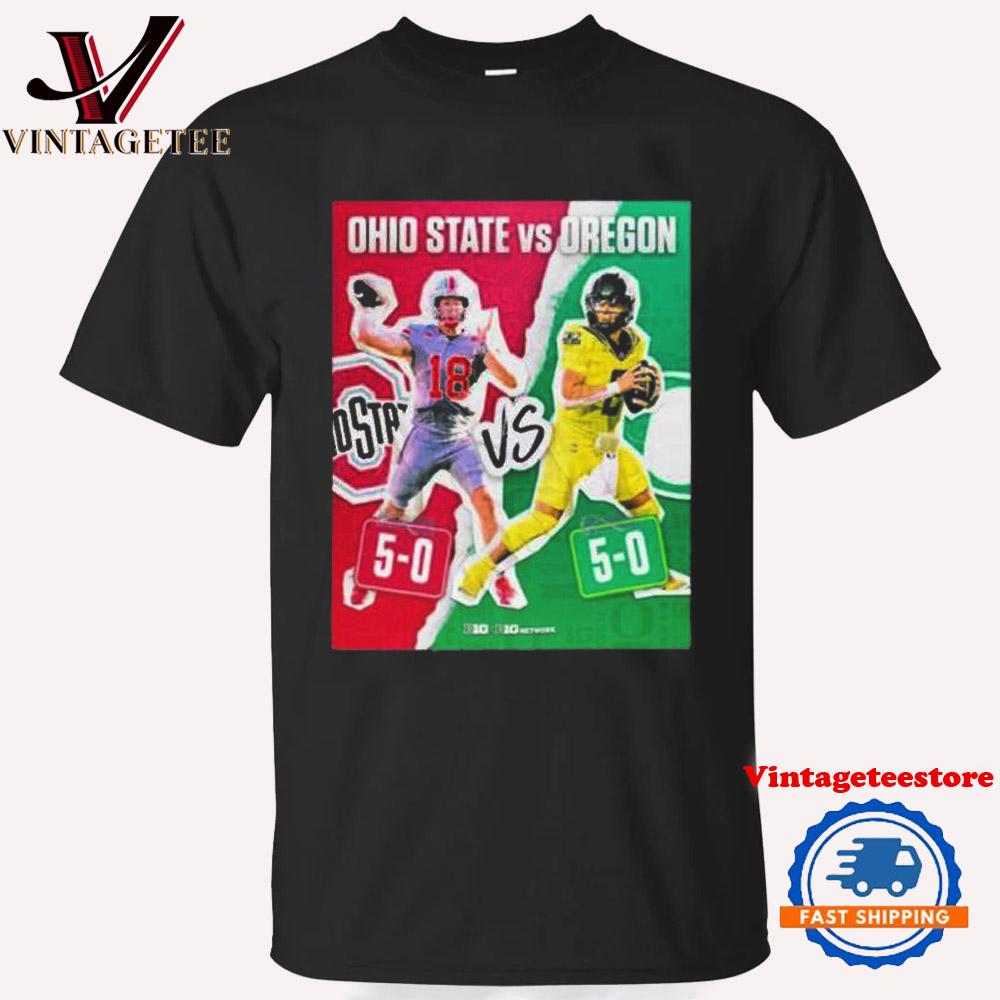 Ohio State Buckeyes vs Oregon Ducks Football 2024 Week 7 Matchup Vintage T Shirt