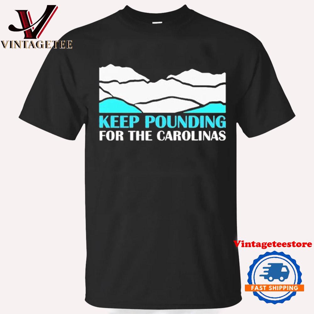 Panthers Keep Pounding For The Carolinas Vintage T Shirt
