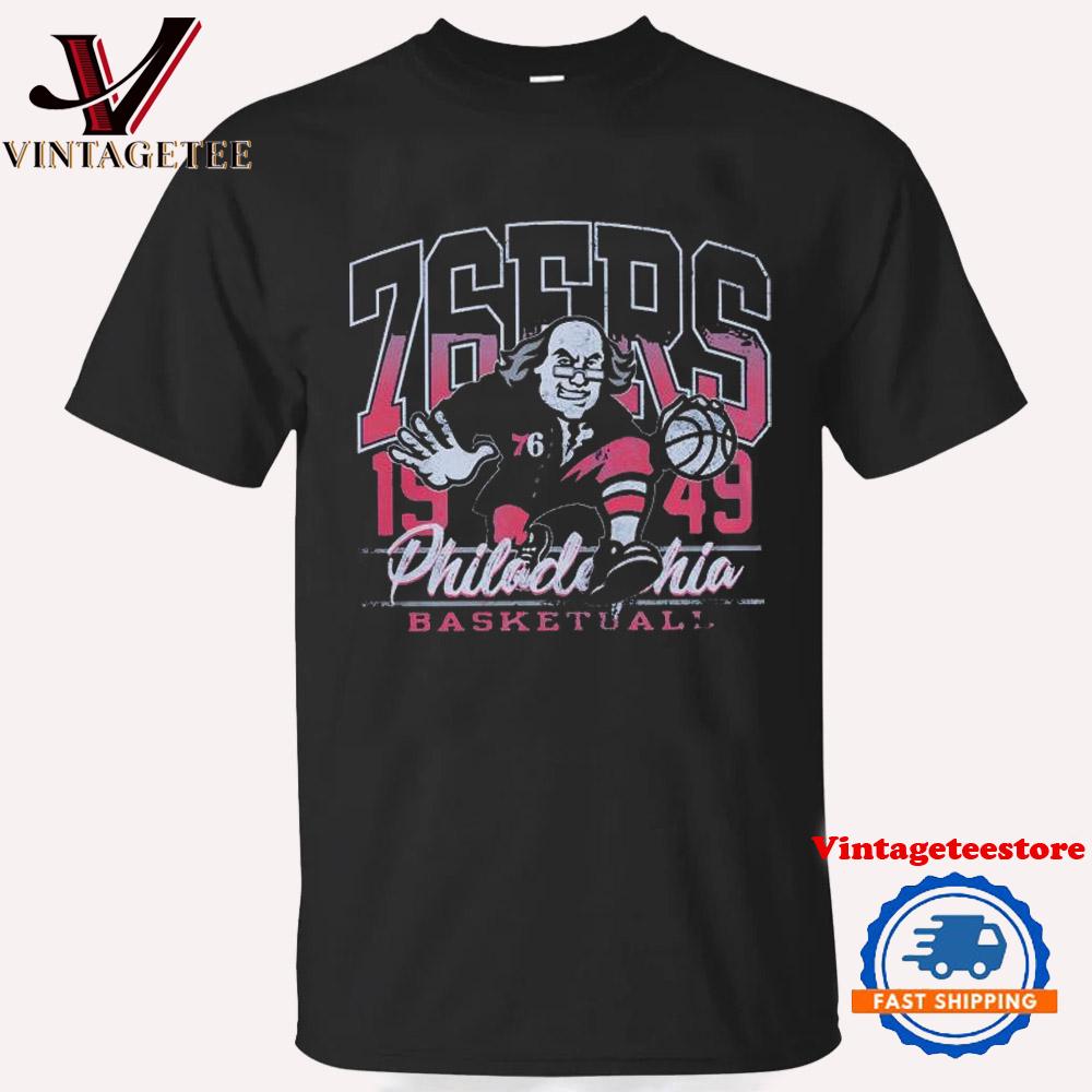 Philadelphia 76ers Basketball Ballin Ben Vintage T Shirt