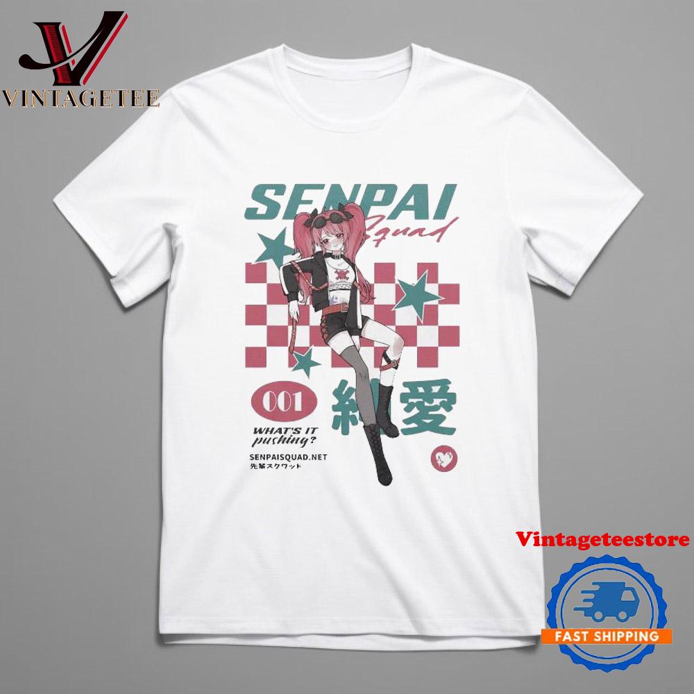 Senpai Squad 001 Race Queen What’s It Pushing Vintage T Shirt