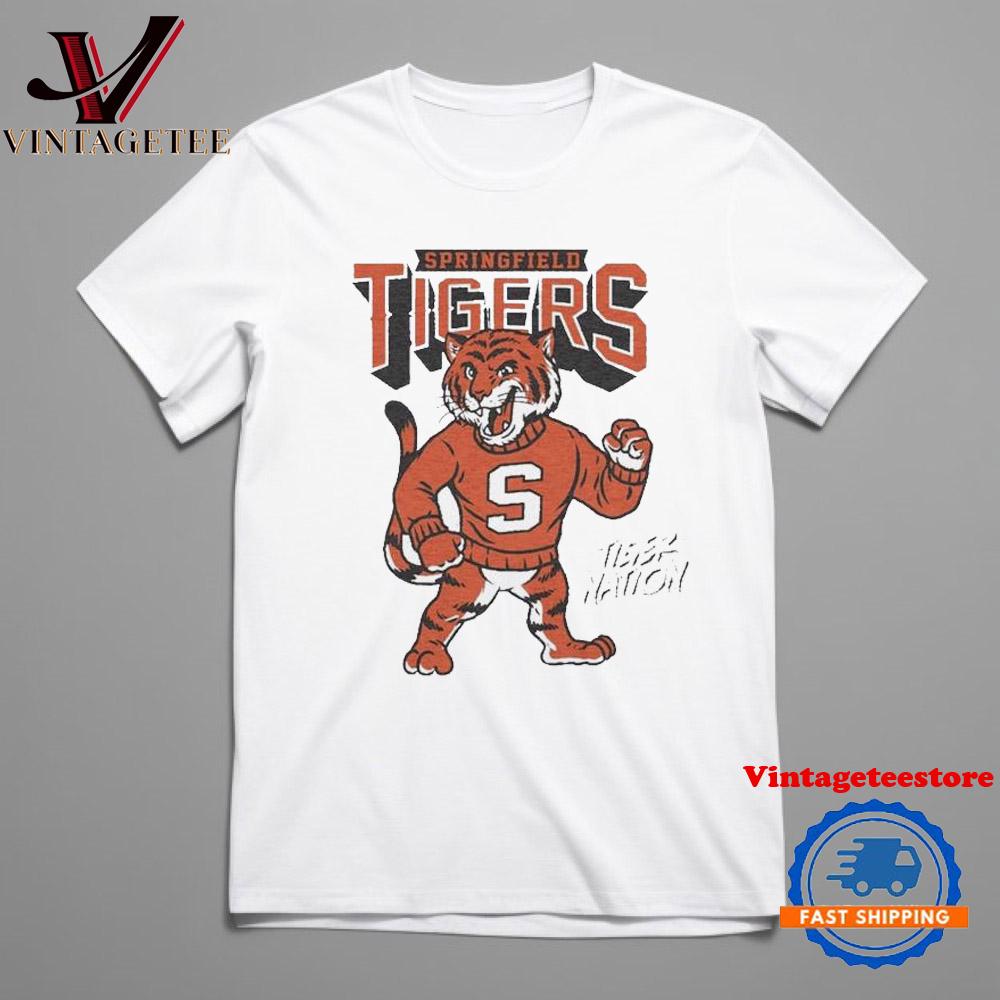 Springfield Tigers Tiger Nation Vintage T Shirt