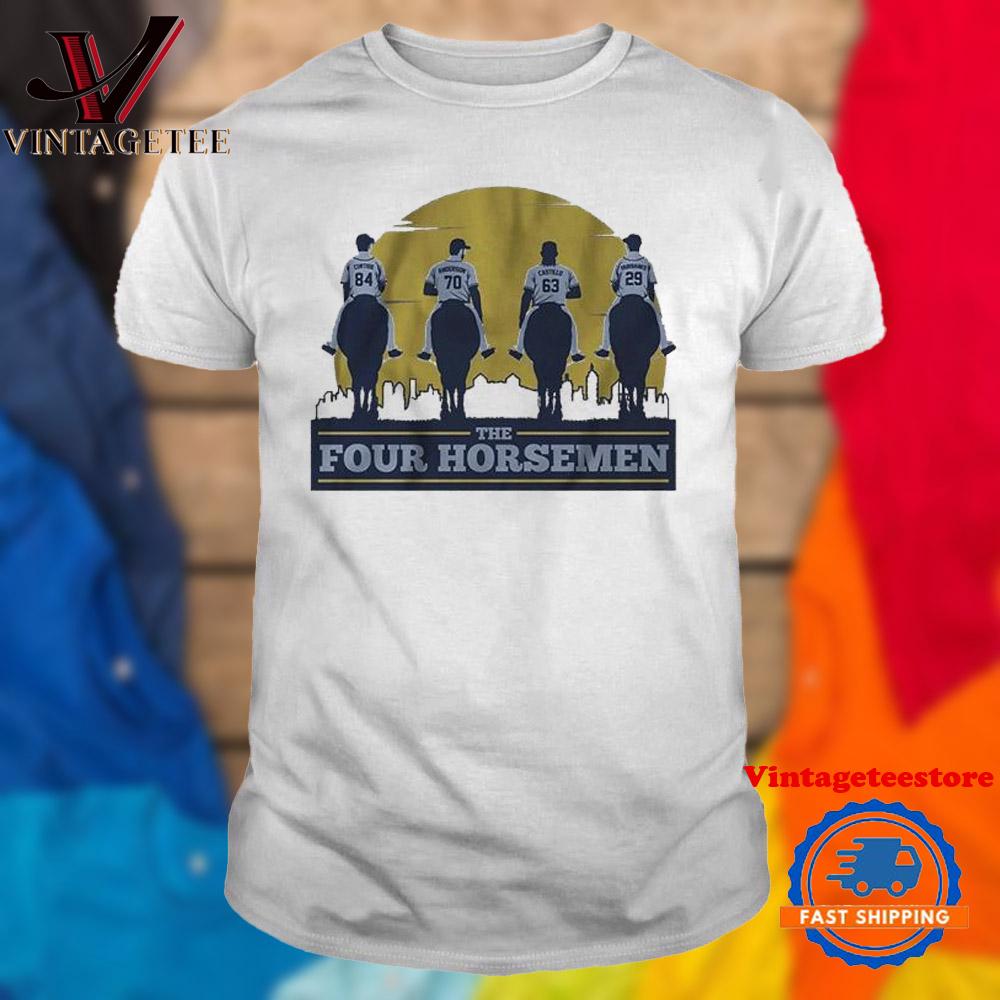 Tampa Bay Rays Baseball The Four Horsemen Vintage T Shirt